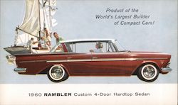 1960 Rambler Custom 4-Door Hardtop Sedan Postcard