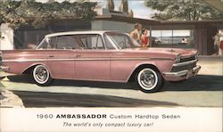 1960 Ambassador Custom Hardtop Sedan Postcard