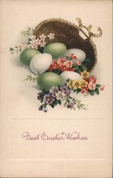 Best Easter Wishes Eggs Postcard Postcard Postcard