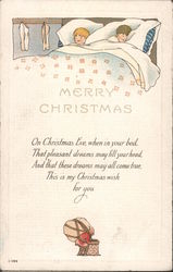 Merry Christmas Children Postcard Postcard Postcard