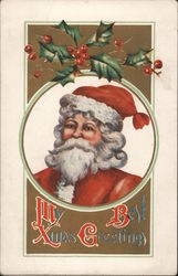 My Best Christmas Greeting Santa Claus Postcard Postcard Postcard