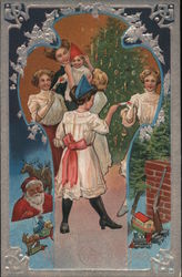 A Merry Christmas Children Postcard Postcard Postcard