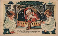 My Hope - That Santa can enter while you are asleep and leave lots of presents for all Postcard