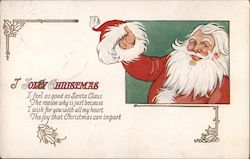 Jolly Christmas Postcard