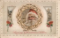 Loving Christmas Token-Santa Postcard