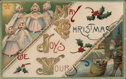 May Christmas Joys be Yours Postcard