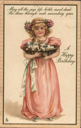 A Happy Birthday Postcard Postcard Postcard