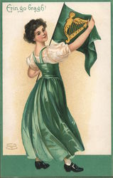 Erin Go Bragh! Postcard