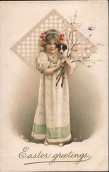 Easter Greetings Postcard