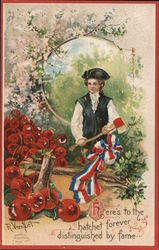 A Young George Washington Postcard