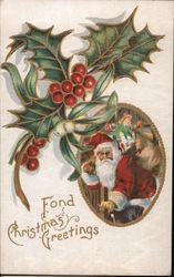 Fond Christmas Greetings Postcard