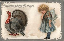 Thanksgiving Greetings Postcard