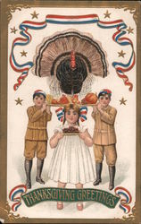 Thanksgiving Greetings Postcard