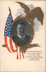 Theodore Roosevelt Postcard Postcard Postcard