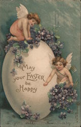 May Your Easter Be Happy Postcard