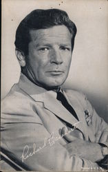 Richard Basehart Actors Postcard Postcard Postcard