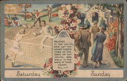 Rally Day Service Postcard