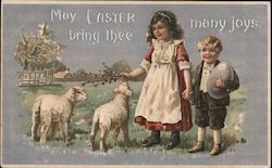 May Easter Bring Thee Many Joys Postcard