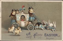 A Very Happy Easter to You With Chicks Postcard Postcard Postcard