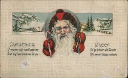 Christmas Cheer. If Wishes Only Would Come True and Beg Him to Reserve For You. Santa Claus Postcard Postcard Postcard