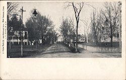 View Park St. and Railroad Ave. Postcard