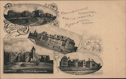 Connecticut Hospital for the Insance Postcard