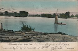 Gildersleeve, Conn. River View Portland, CT Postcard Postcard Postcard