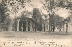 South Carolina College Postcard