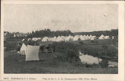 View of the G.A.R. Encampment Postcard