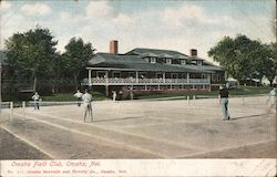 Omaha Field Club Nebraska Postcard Postcard Postcard