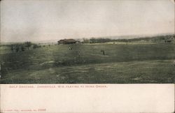 Golf Grounds - Playing to Home Green Janesville, WI Postcard Postcard Postcard