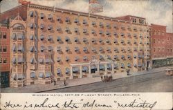 Windsor Hotel, 1217-29 Filbert Street Philadelphia, PA Postcard Postcard Postcard