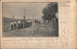 New State Road in Delmar Postcard