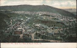 Bird's Eye View of Mauch Chunk Postcard