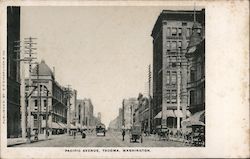 Pacific Avenue Tacoma, WA Postcard Postcard Postcard