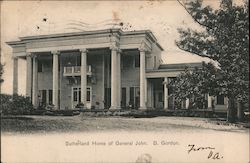 Sutherland Home of General John B. Gordon Kirkwood Postcard