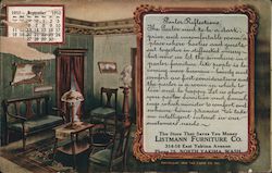 Listmann Furniture Company Postcard