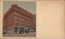 Hotel Butler, Cor. 2nd Ave. and James St. Postcard