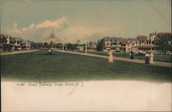 Ocean Pathway Ocean Grove, NJ Postcard Postcard Postcard