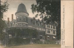 Hoover Cottage, University of Wooster Postcard