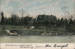 Pavilliion 7 Boat House Postcard