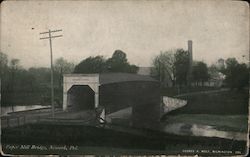 Paper Mill Bridge Newark, DE Postcard Postcard Postcard