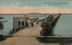 Seawall and South Beach Bridge Postcard