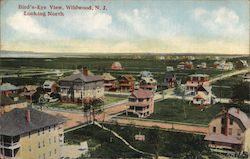 Bird's Eye Viewlooking North Wildwood, NJ Postcard Postcard Postcard