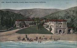 Hotel St. Catherine Avalon, CA Postcard Postcard Postcard