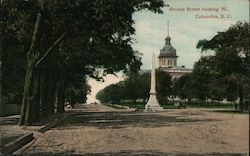 Senate Street Looking West Columbia, SC Postcard Postcard Postcard