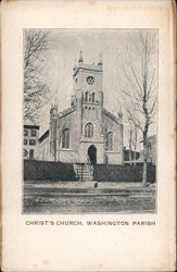 Christ's Church, Washington Parish District Of Columbia Washington DC Postcard Postcard Postcard