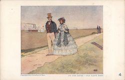 On the Levee - Old Slave Days, Baum Clothing Co. Mobile, AL Postcard Postcard Postcard