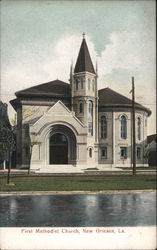 First Methodist Church Postcard