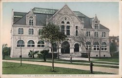 Tilton Library, Tulane University Postcard